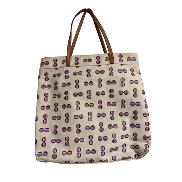 Jonathan Adler Mailbu Sunglasses Canvas Shoulder Bag - Picture 2 of 9